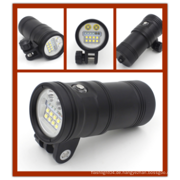 HI-MAX Weiß / UV / Rot / SOS / Spot Cree XM-L U2 Tauchen Leistungsstarke Led Taschenlampe zum Tauchen